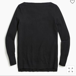 J. Crew Factory Cotton boatneck tunic sweater Item BC544